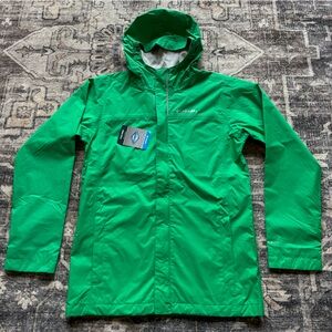 Columbia Emerald Outdoor Rain Jacket Kids Size Large‎